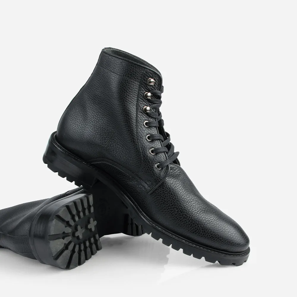 The Yukon Lace Up Boot Black Pebble sold by Poppy Barley product image thumbnail 4