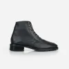 The Yukon Lace Up Boot Black Pebble sold by Poppy Barley