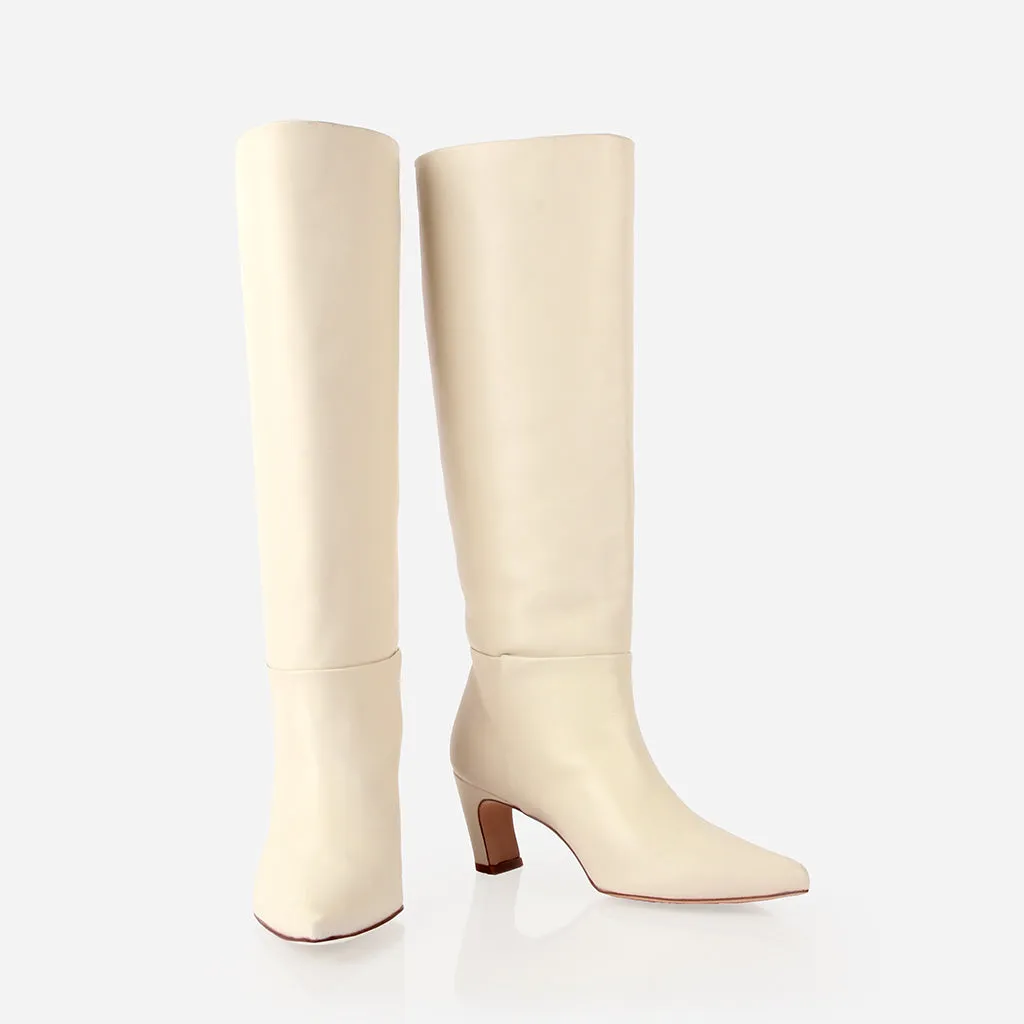 The Toujours Tall Boot Creme sold by Poppy Barley product image thumbnail 5