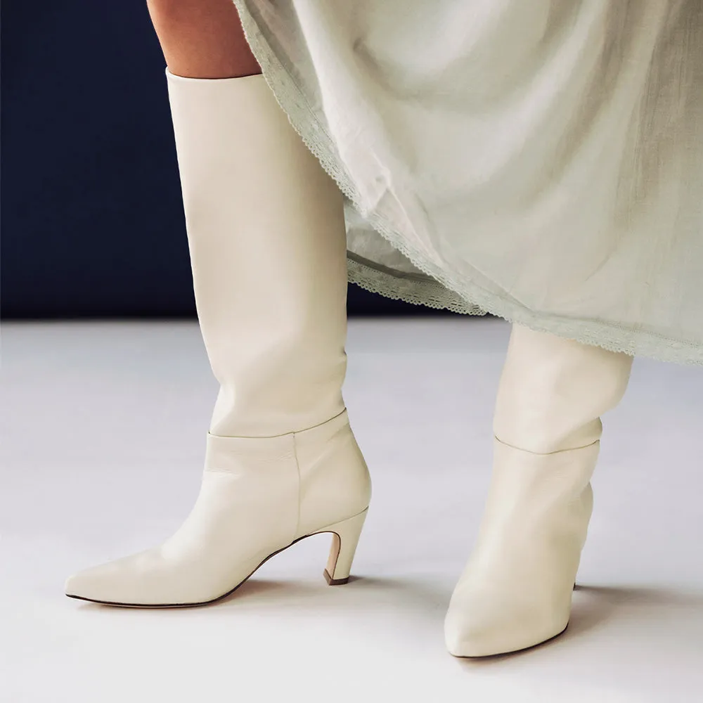 The Toujours Tall Boot Creme sold by Poppy Barley product image thumbnail 2