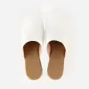 The West Coast Clog White sold by Poppy Barley