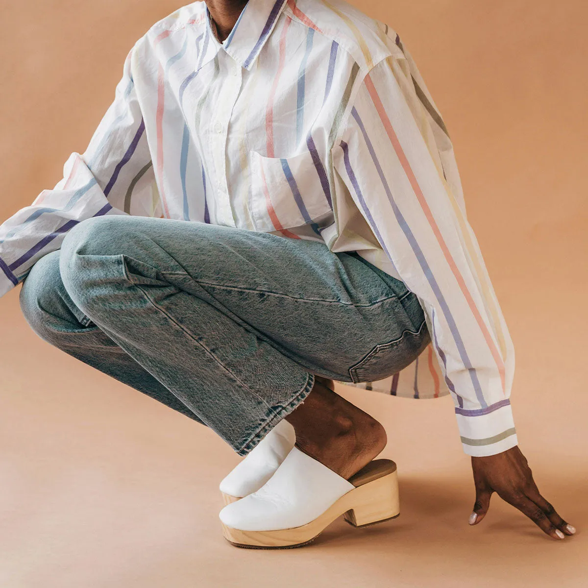 The West Coast Clog White sold by Poppy Barley product image thumbnail 2