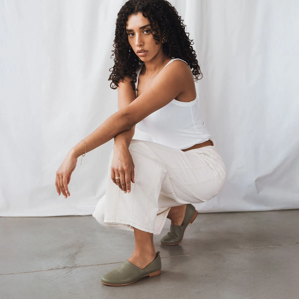 The At-Leisure Slip-On 2.0 Eucalyptus sold by Poppy Barley product image thumbnail 4