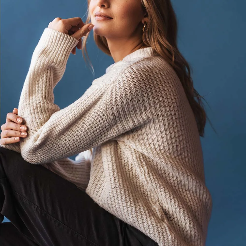 The Cove Crewneck Pearl sold by Poppy Barley product image thumbnail 3