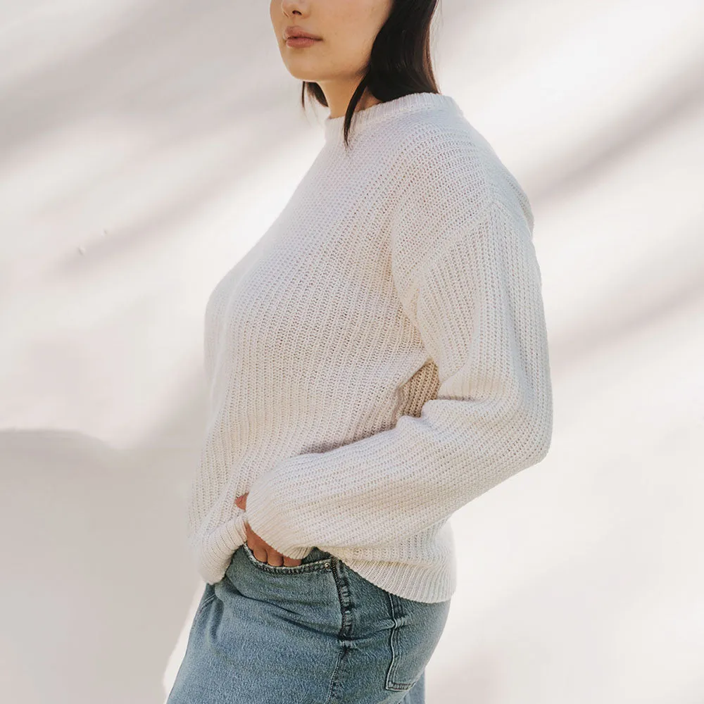 The Cove Crewneck Pearl sold by Poppy Barley product image thumbnail 5