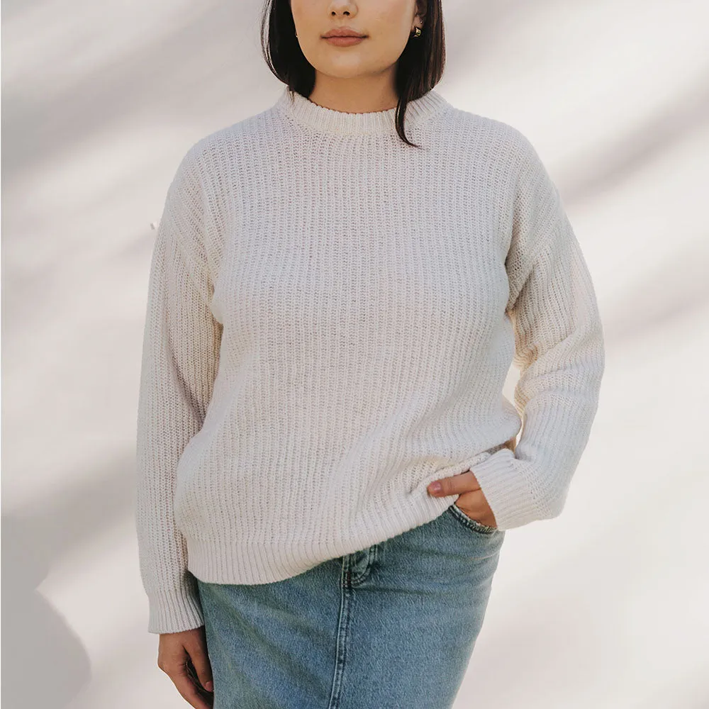 The Cove Crewneck Pearl sold by Poppy Barley product image thumbnail 4