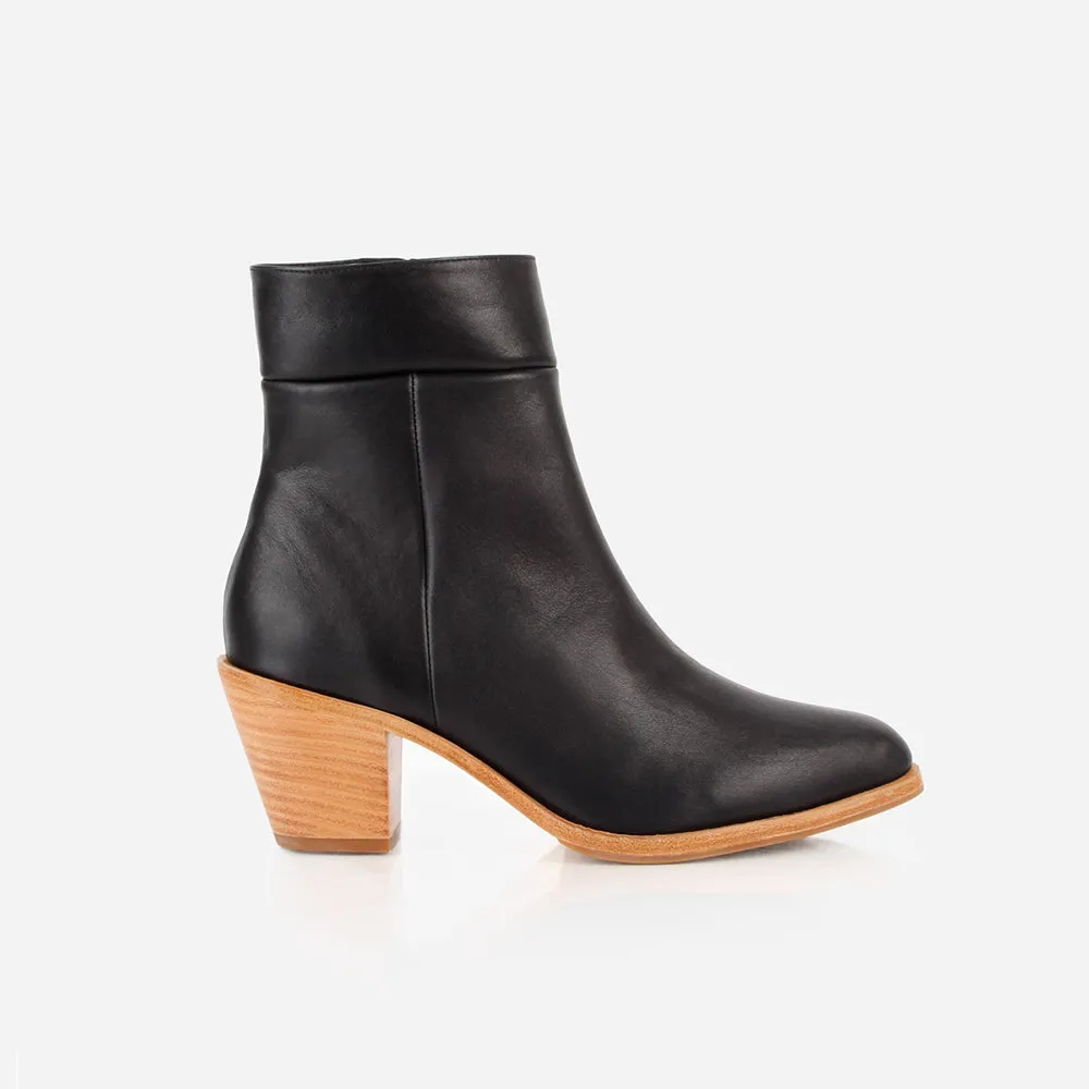 The Whyte Ave Boot Black sold by Poppy Barley