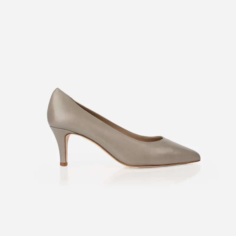 The Grace Pump Dove Grey sold by Poppy Barley