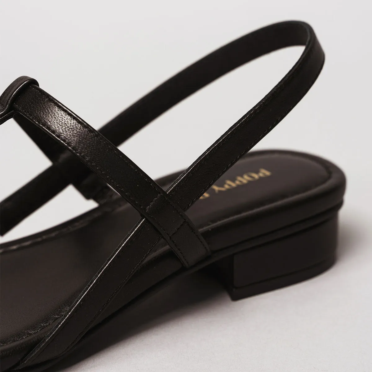 The Barely There Sandal Black sold by Poppy Barley product image thumbnail 3