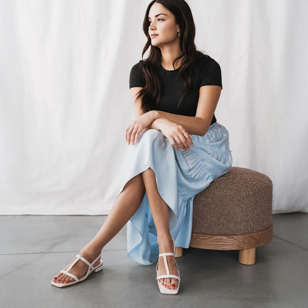 The Barely There Sandal Ivory sold by Poppy Barley product image thumbnail 4