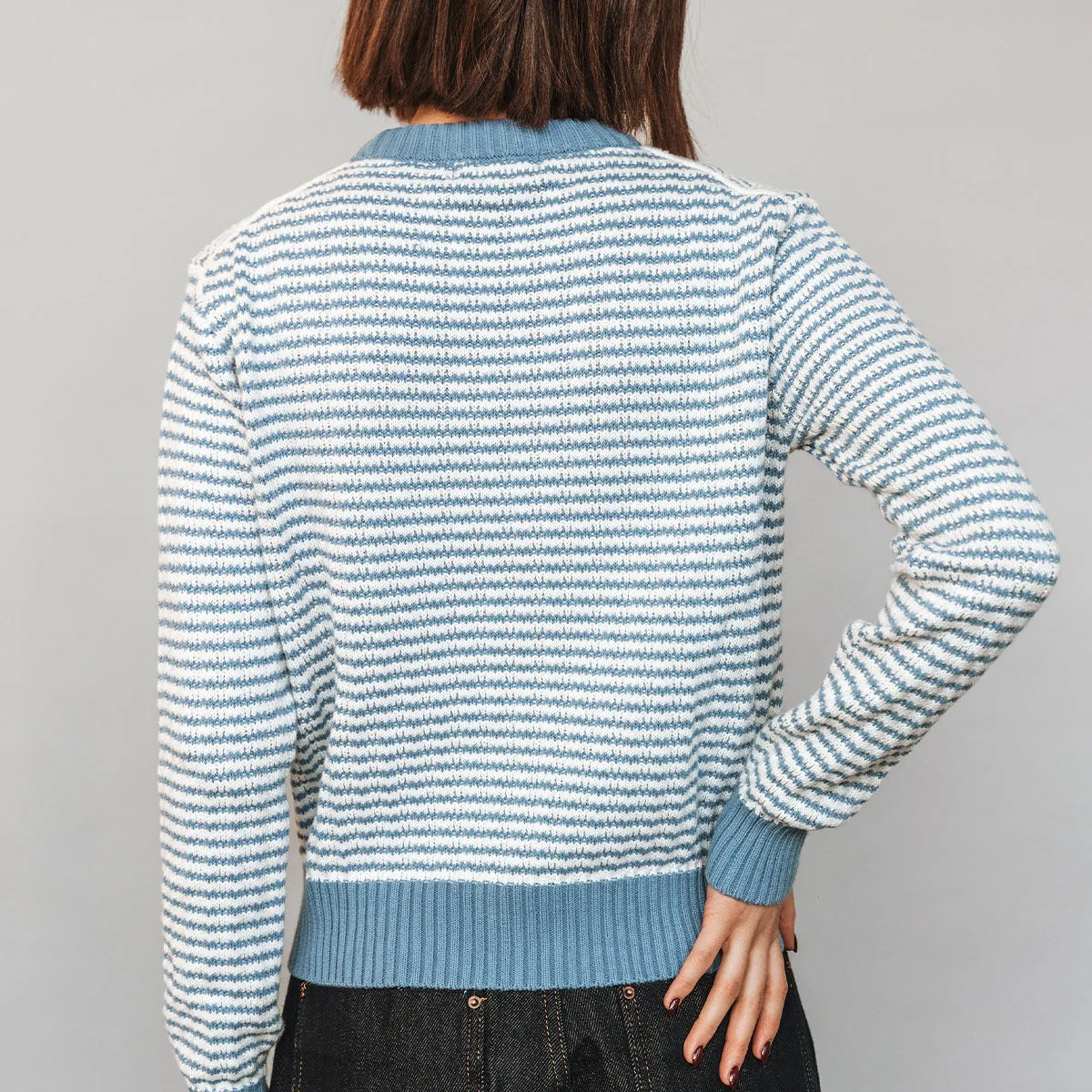 The Core Crewneck Sea Breeze Stripe sold by Poppy Barley product image thumbnail 2