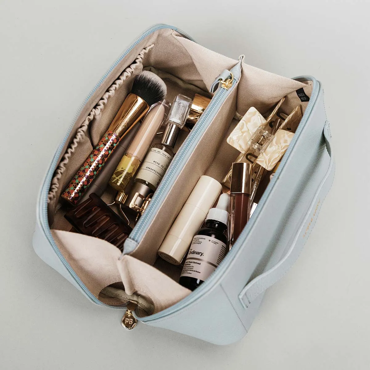 The Cosmetic Case Large Bluebell sold by Poppy Barley product image thumbnail 2