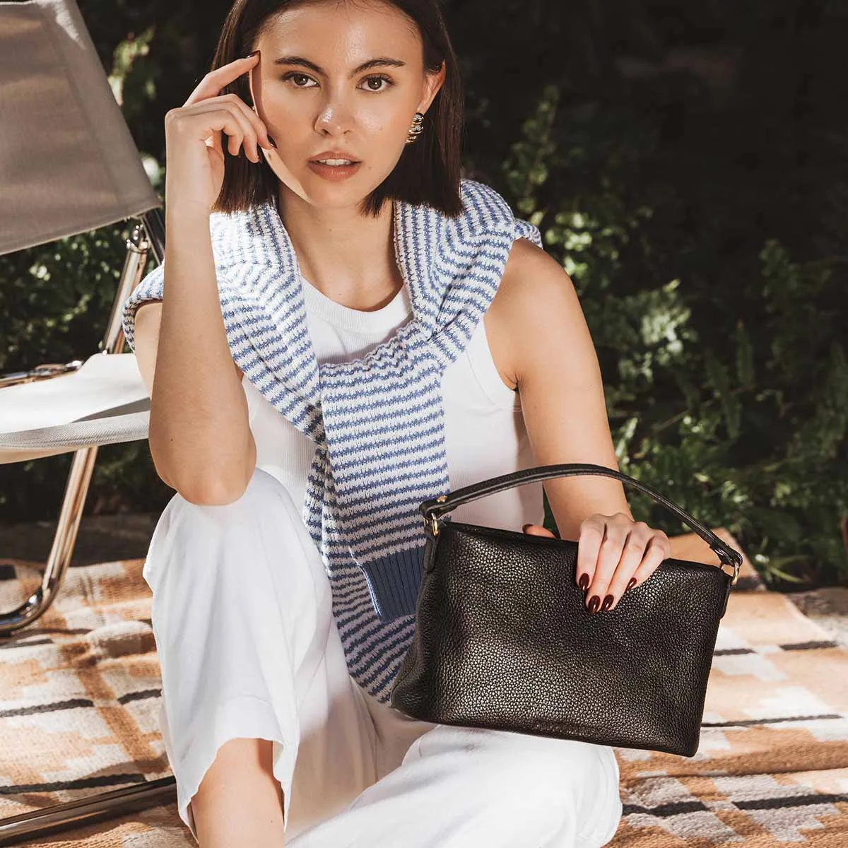 The Via Monte Bag Black sold by Poppy Barley product image thumbnail 4
