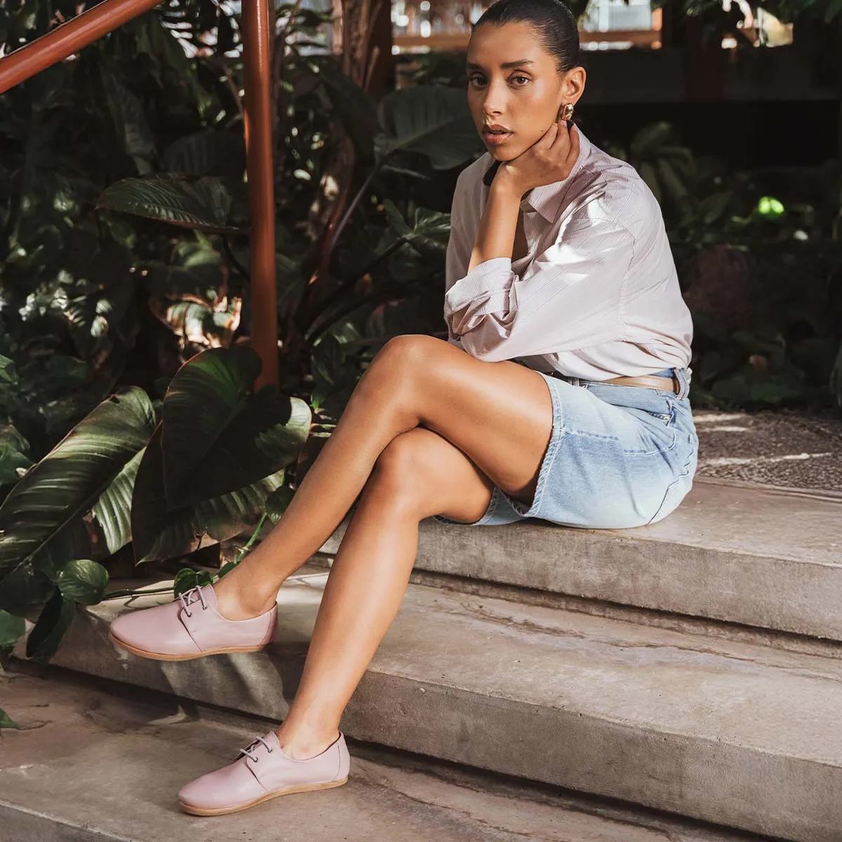 The Eyelet Oxford 2.0 Blush sold by Poppy Barley product image thumbnail 3