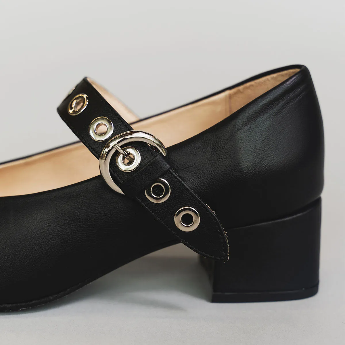 The BLVD Heeled Mary Jane Black sold by Poppy Barley product image thumbnail 4