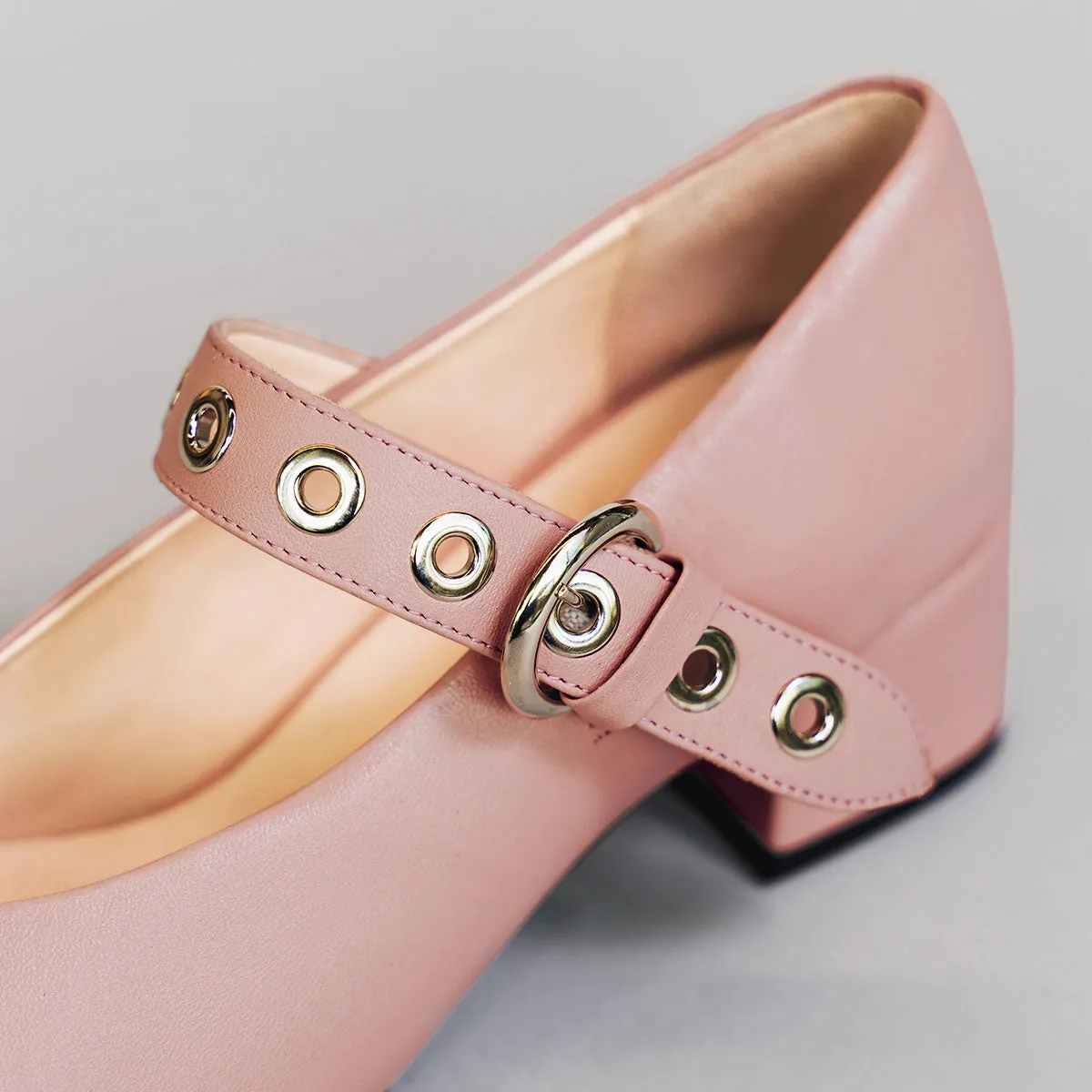 The BLVD Heeled Mary Jane Blush sold by Poppy Barley product image thumbnail 4