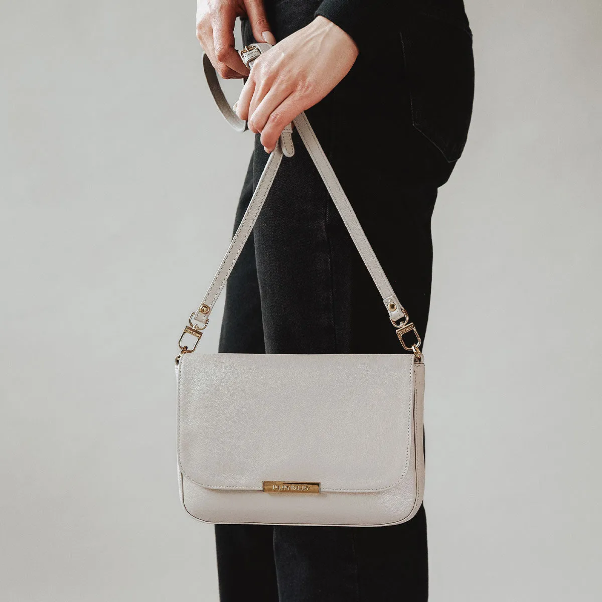 The Medium Day To Night Bag Stone sold by Poppy Barley product image thumbnail 3