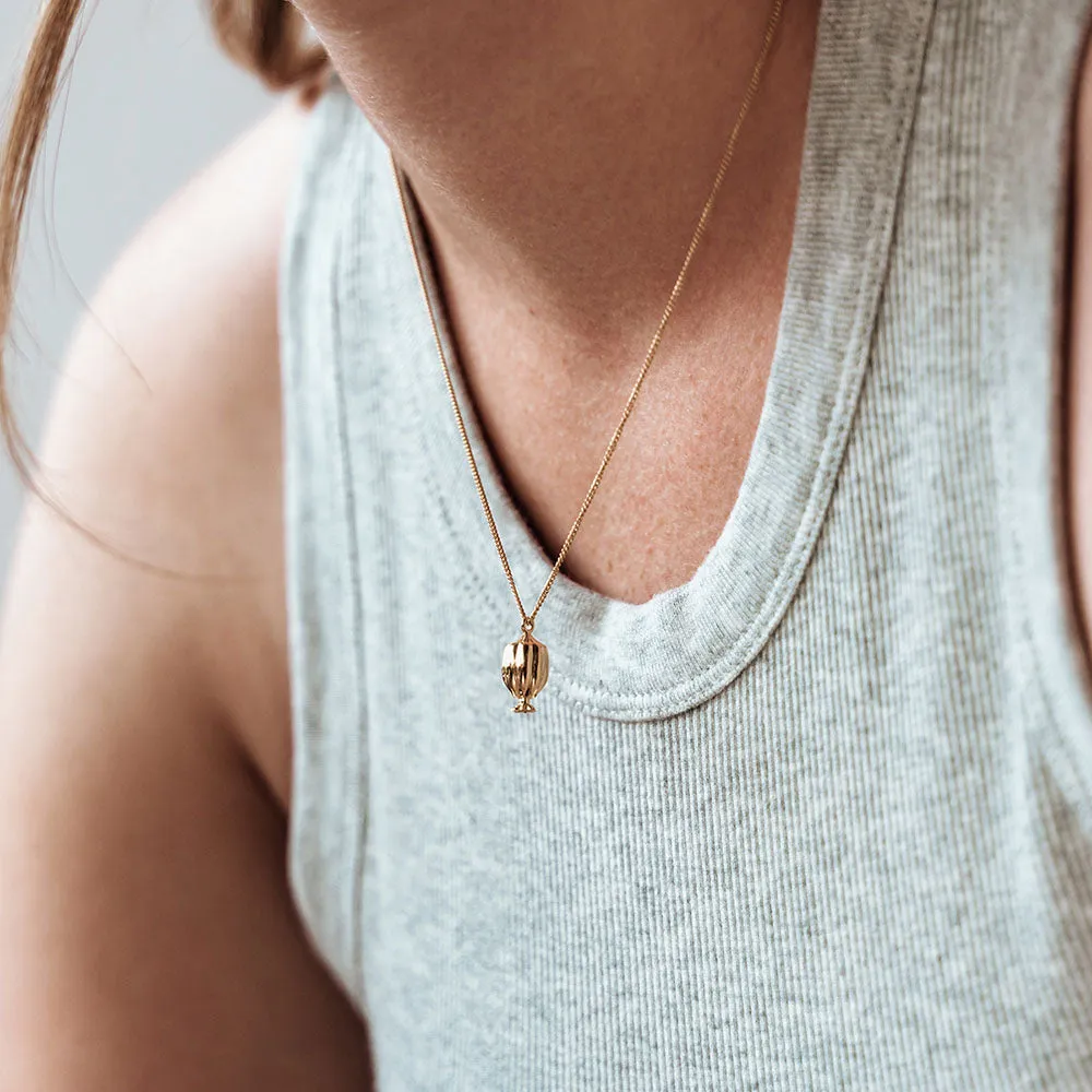 The Poppy Pod Necklace Gold sold by Poppy Barley product image thumbnail 2