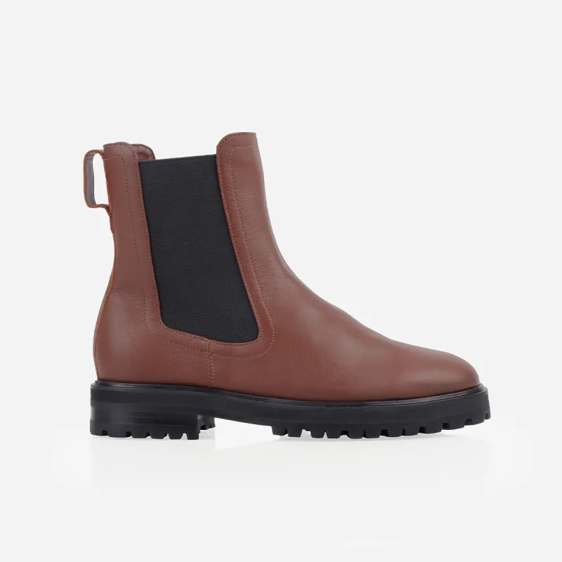 The Every Way Chelsea Boot Redwood sold by Poppy Barley