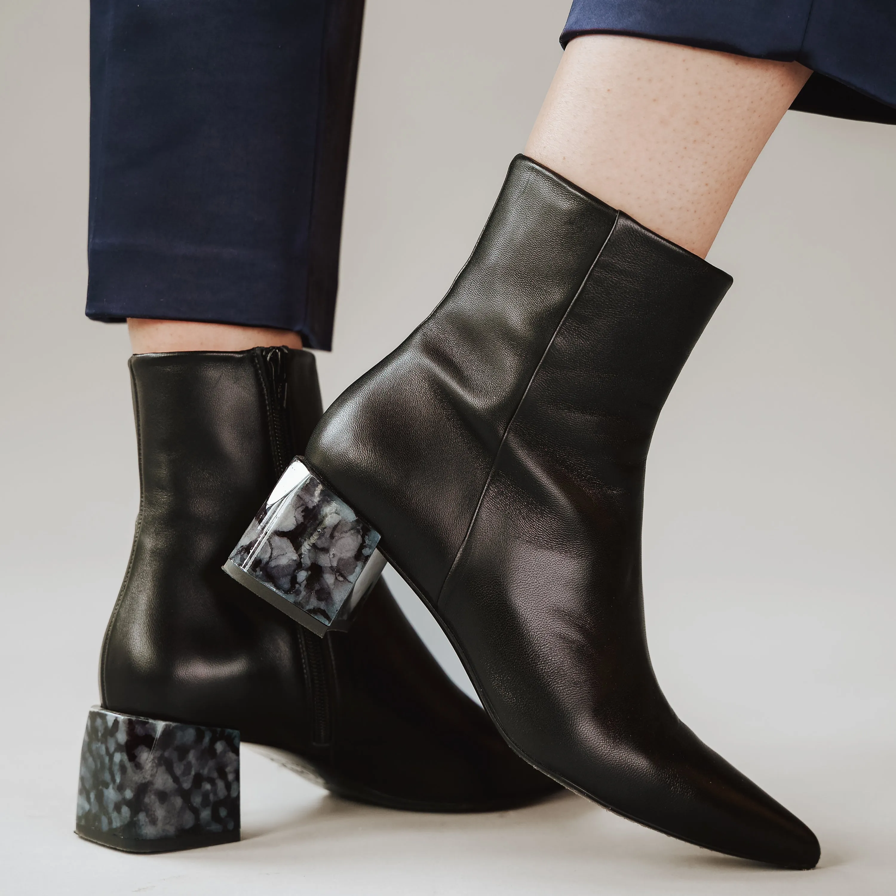 The On Point Boot Black Marble sold by Poppy Barley product image thumbnail 5