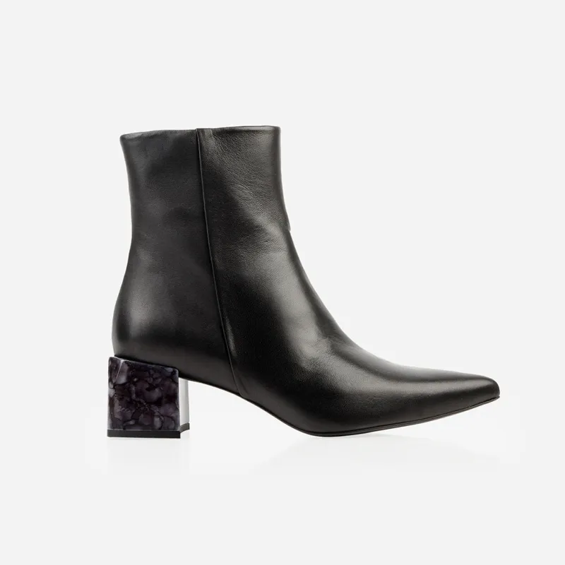 The On Point Boot Black Marble sold by Poppy Barley