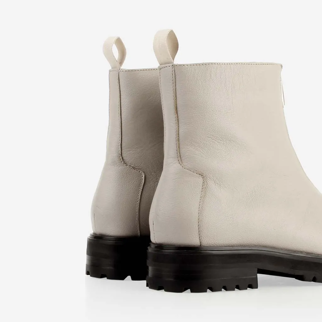 The Montreal Zip Boot Stone sold by Poppy Barley product image thumbnail 5