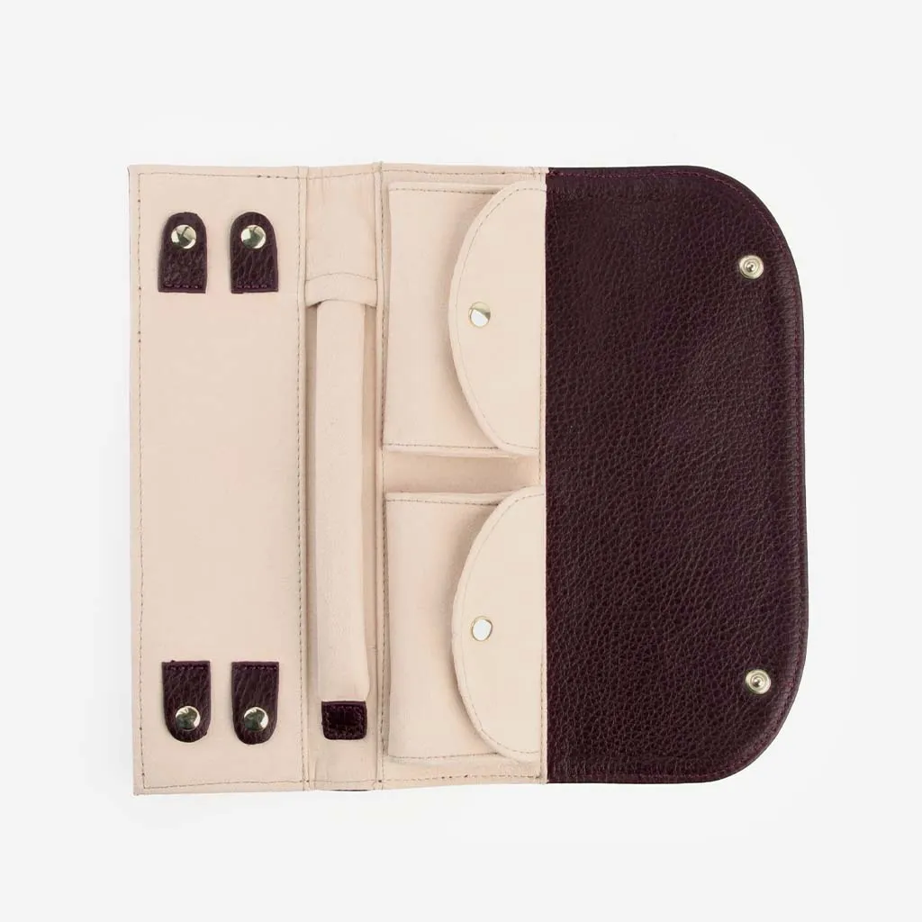 The Travel Jewelry Case Plum sold by Poppy Barley product image thumbnail 2