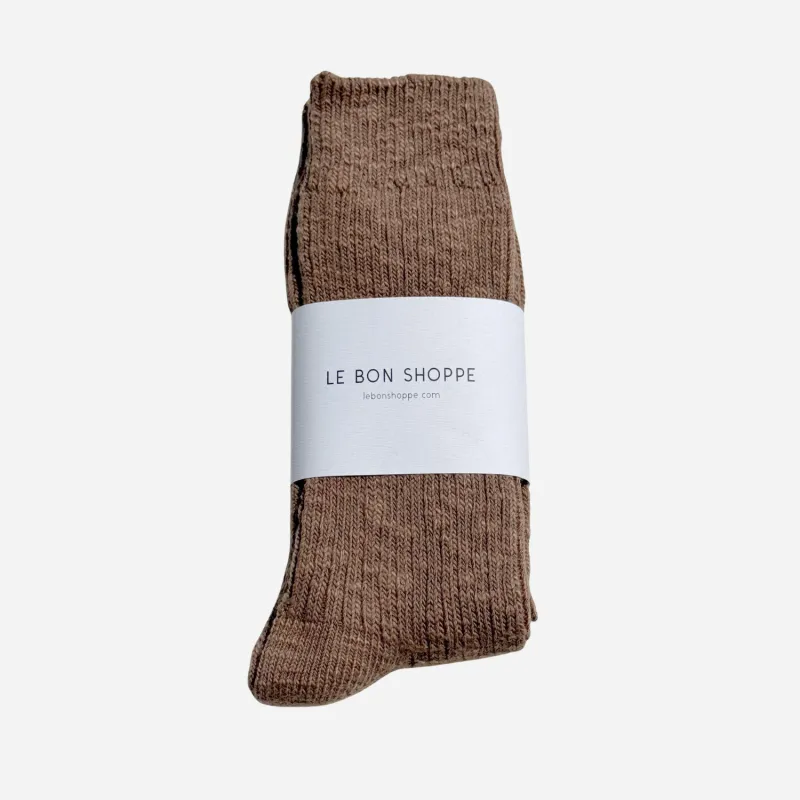 Le Bon Shoppe Cottage Socks Flax sold by Poppy Barley