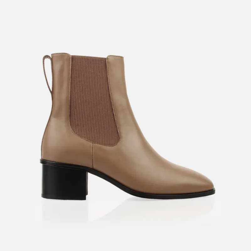 The Quinn Chelsea Boot Tundra Taupe made by Poppy Barley