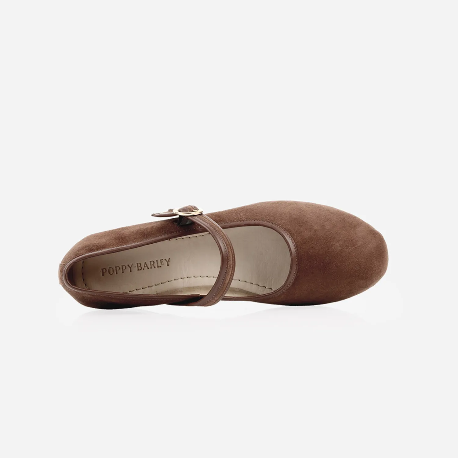 The Modern-Day Mary Jane French Press Suede sold by Poppy Barley product image thumbnail 5