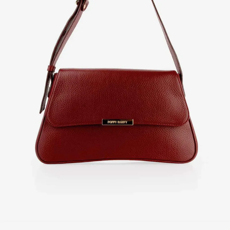The High Line Shoulder Bag Resort Red sold by Poppy Barley