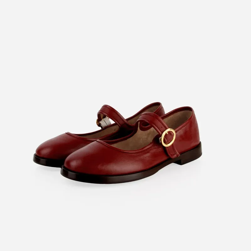 The Today Mary Jane Resort Red sold by Poppy Barley