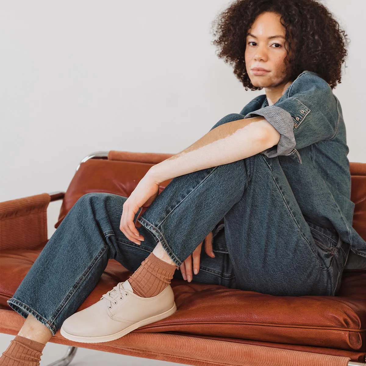 The Eyelet Sneaker Oatmeal sold by Poppy Barley product image thumbnail 2