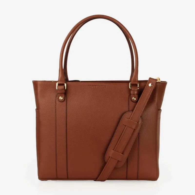 The Colleague Tote Hazelnut sold by Poppy Barley