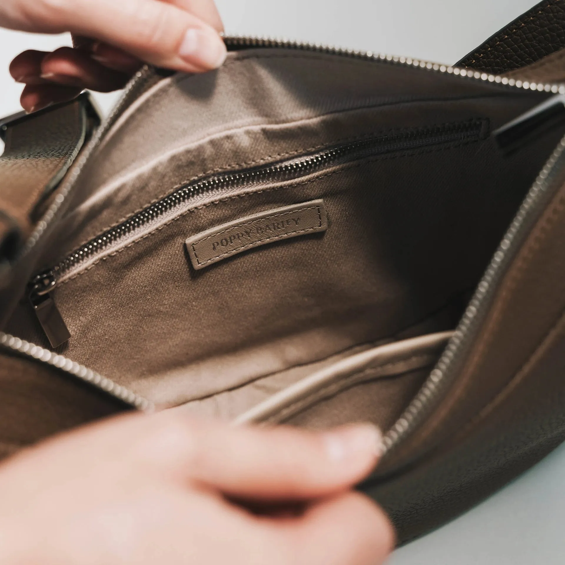 The Arc Crossbody Bag Tapenade sold by Poppy Barley product image thumbnail 3