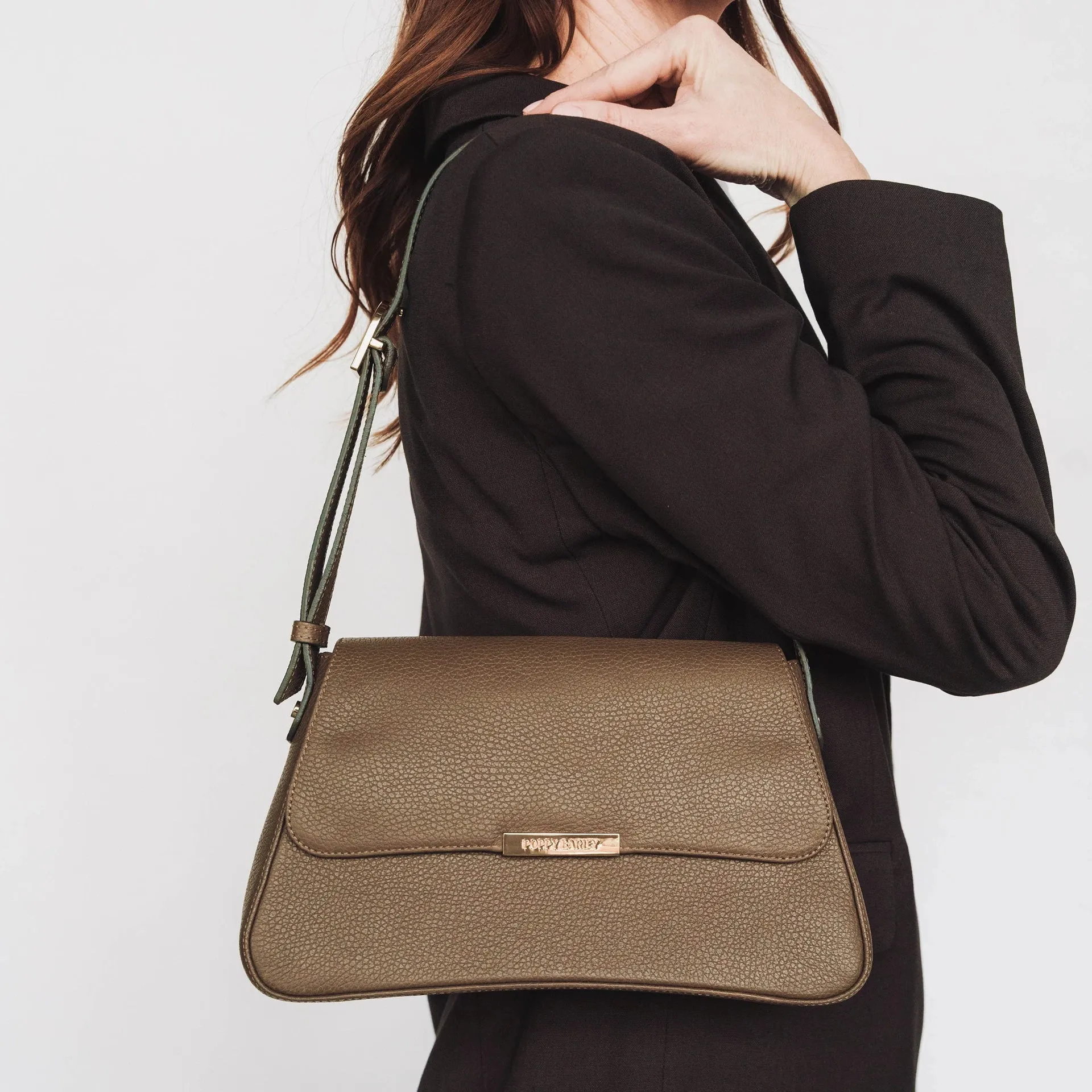 The High Line Shoulder Bag Tapenade sold by Poppy Barley product image thumbnail 2