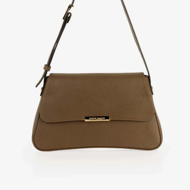 The High Line Shoulder Bag Tapenade sold by Poppy Barley