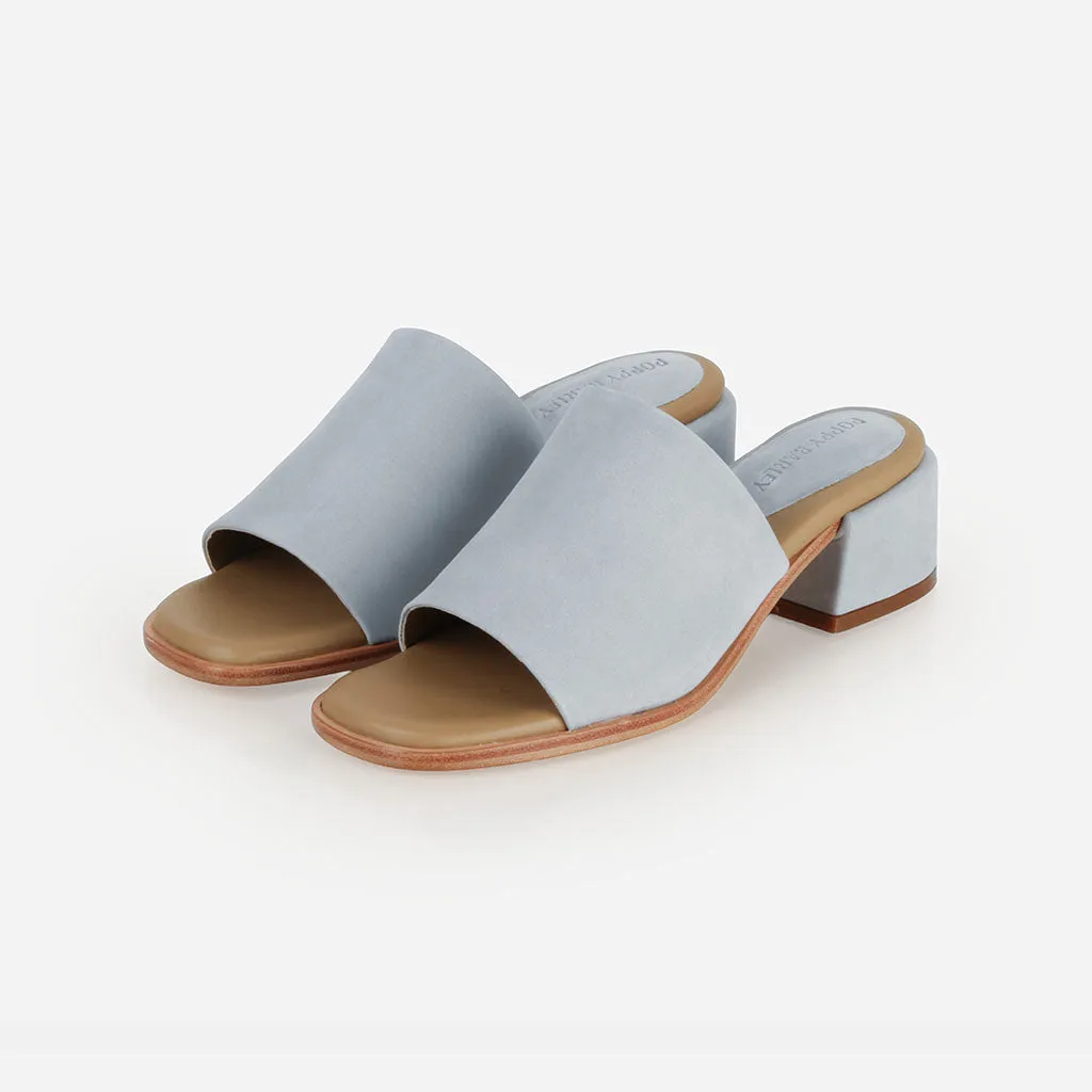 The Spritz Heeled Sandal Bluebell sold by Poppy Barley