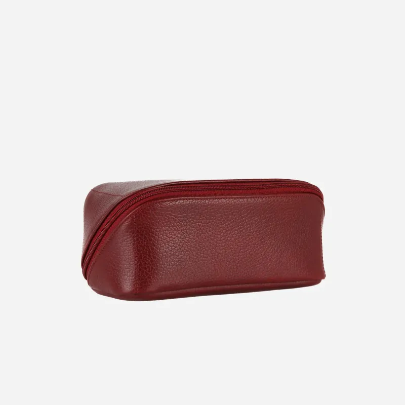 The Cosmetic Case Small Resort Red made by Poppy Barley