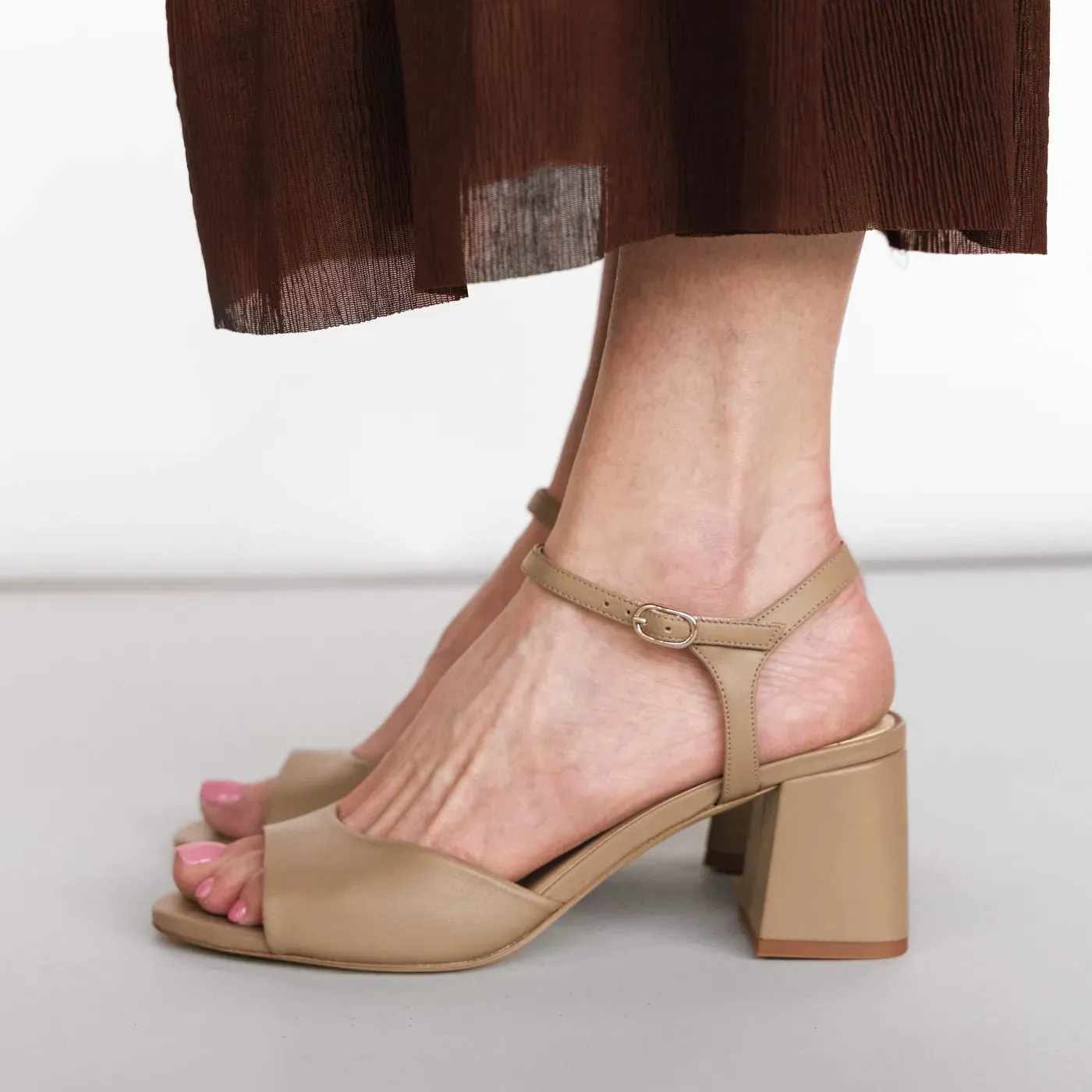 The Mila Heeled Sandal Halva sold by Poppy Barley product image thumbnail 3