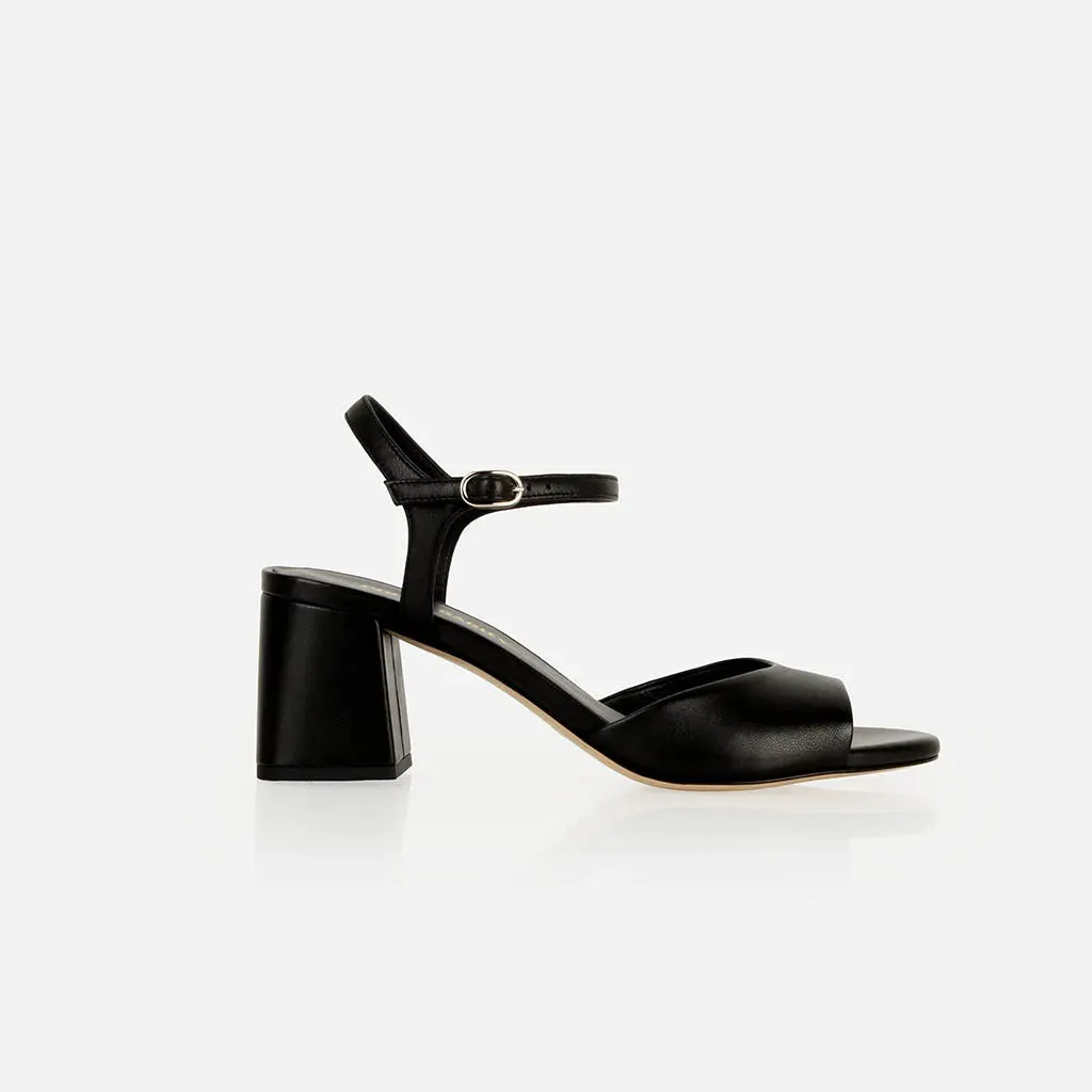 The Mila Heeled Sandal Black sold by Poppy Barley product image thumbnail 4