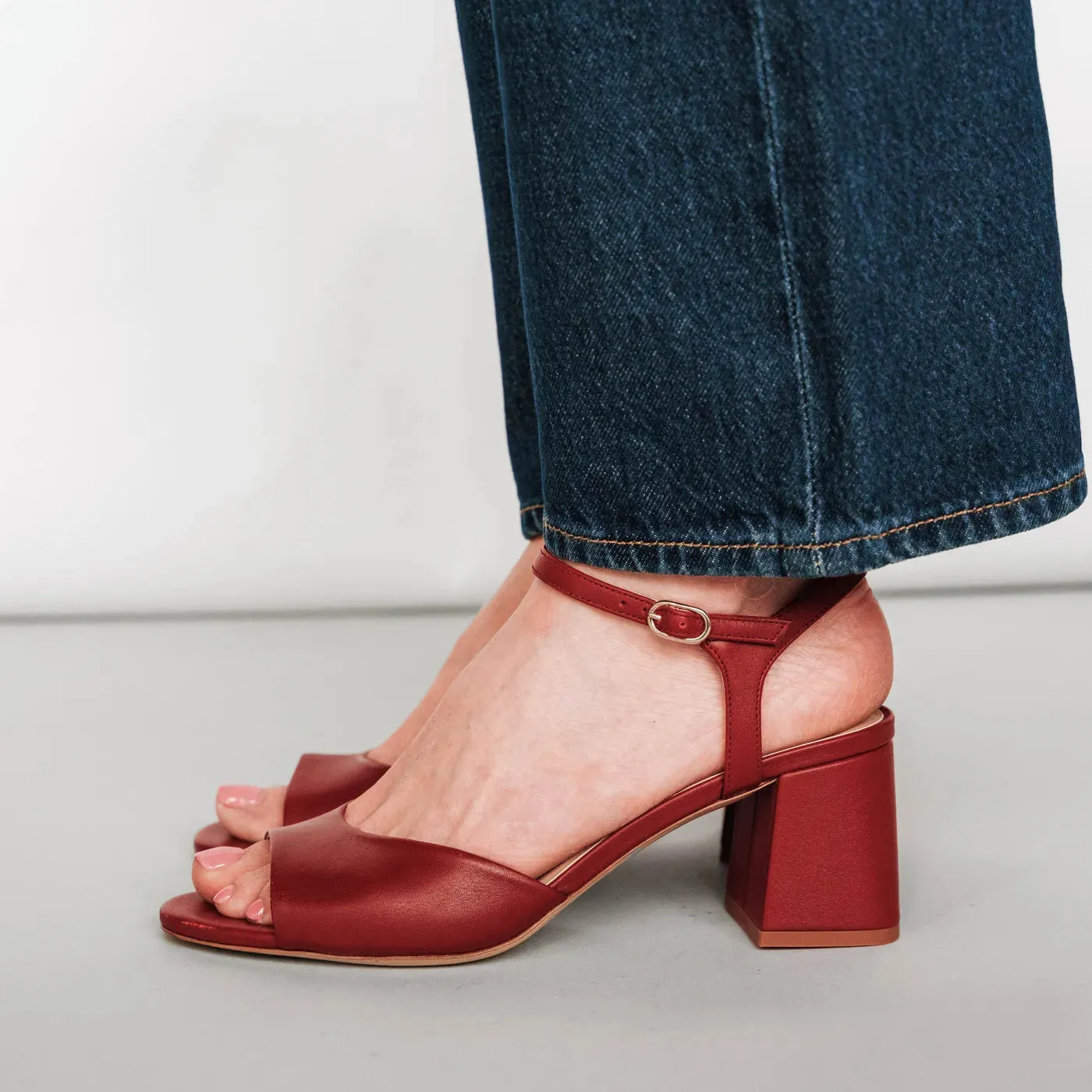 The Mila Heeled Sandal Rioja sold by Poppy Barley product image thumbnail 3