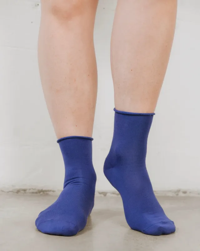 The Daily Mid Crew Sock Atlantic made by Poppy Barley