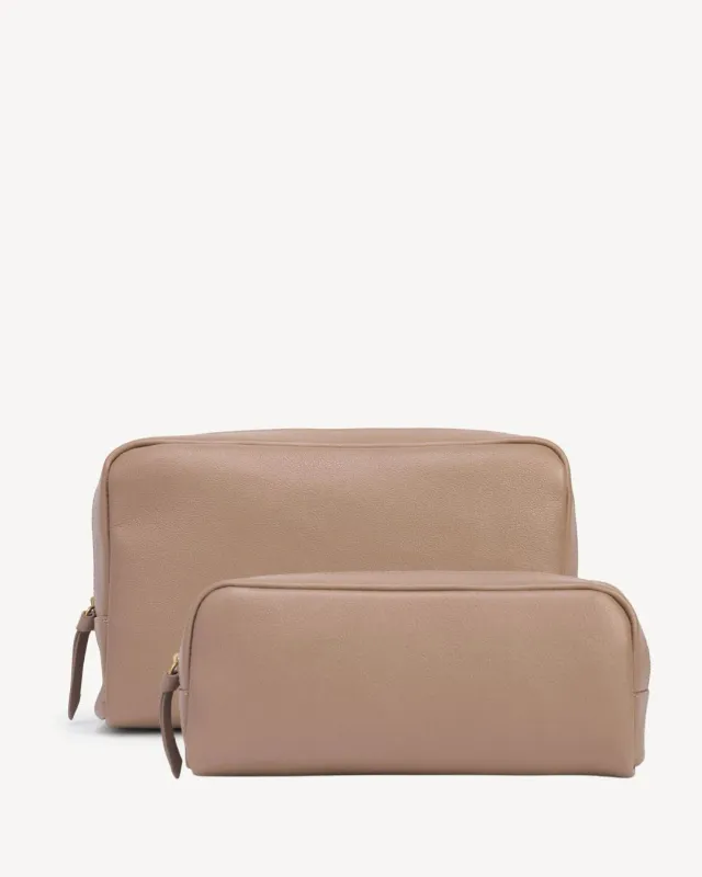 The Method Pouch Set Biscotti made by Poppy Barley