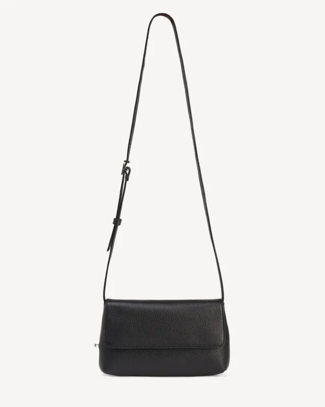 The Petite Plateau Bag Black made by Poppy Barley