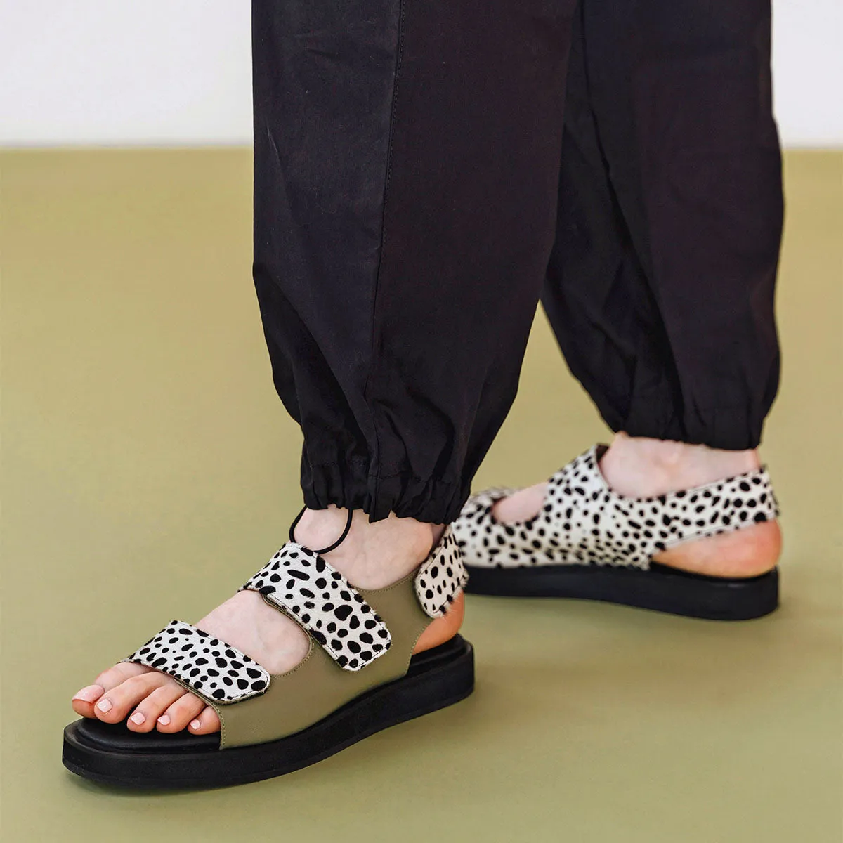 The Wanderlust Sandal 2.0 Matcha and Spots sold by Poppy Barley product image thumbnail 2