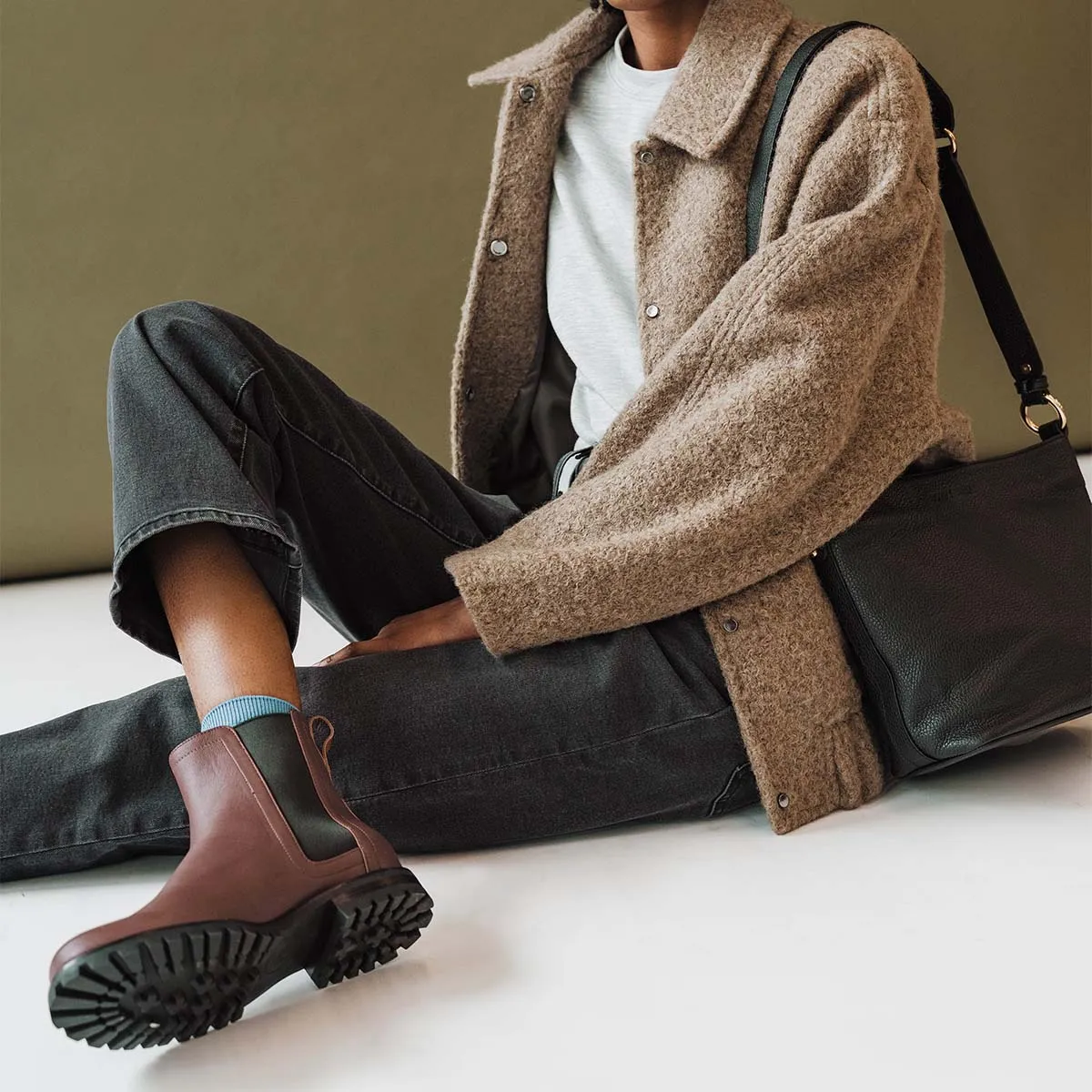 The On Tread Chelsea Boot Redwood sold by Poppy Barley product image thumbnail 3