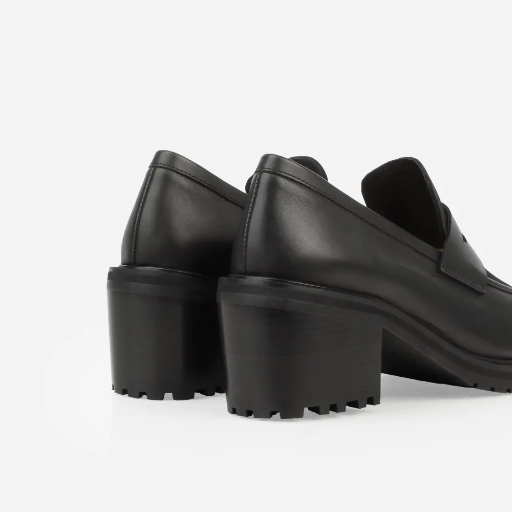 The Verona Heeled Loafer Black sold by Poppy Barley product image thumbnail 5