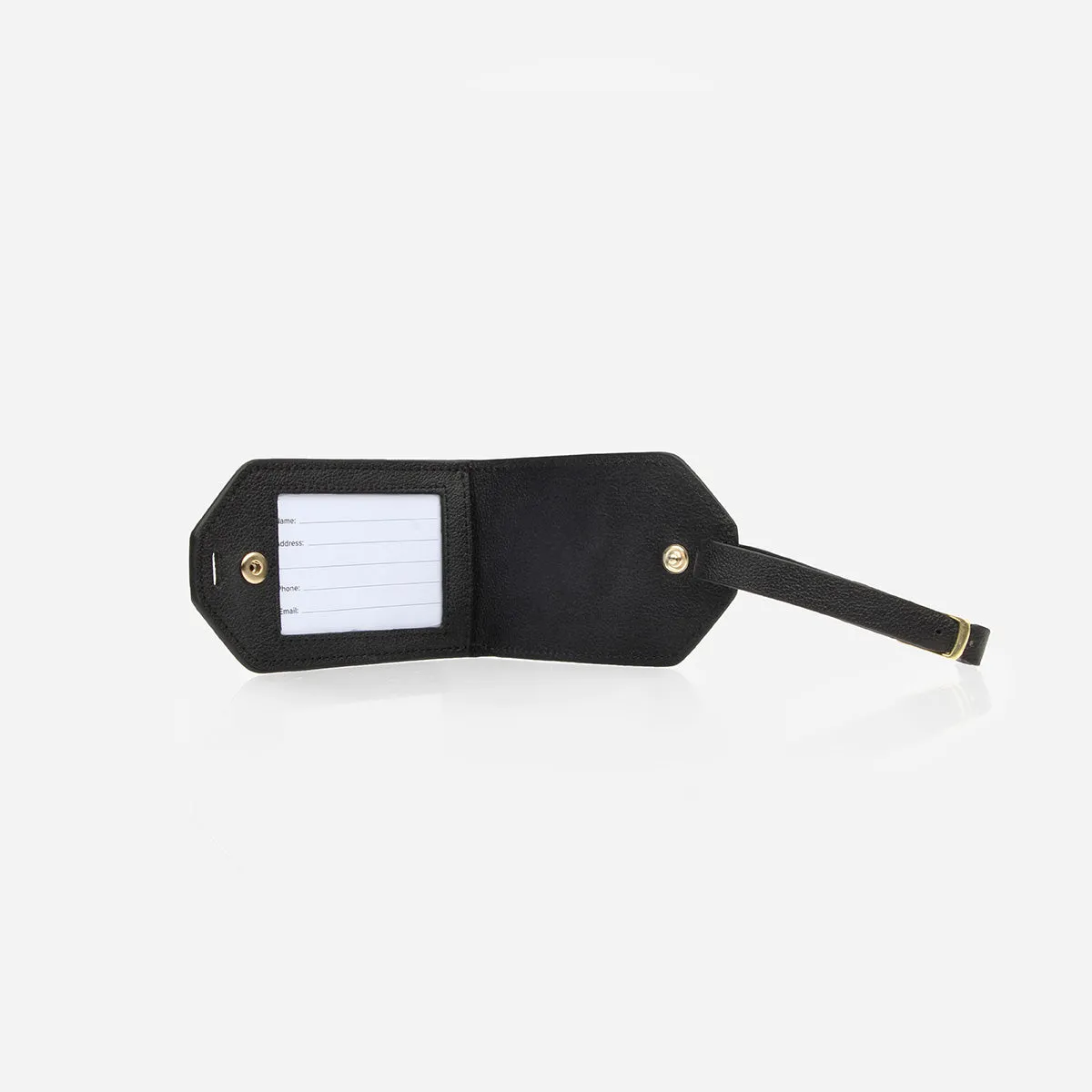 The Slim Luggage Tag Black sold by Poppy Barley product image thumbnail 4