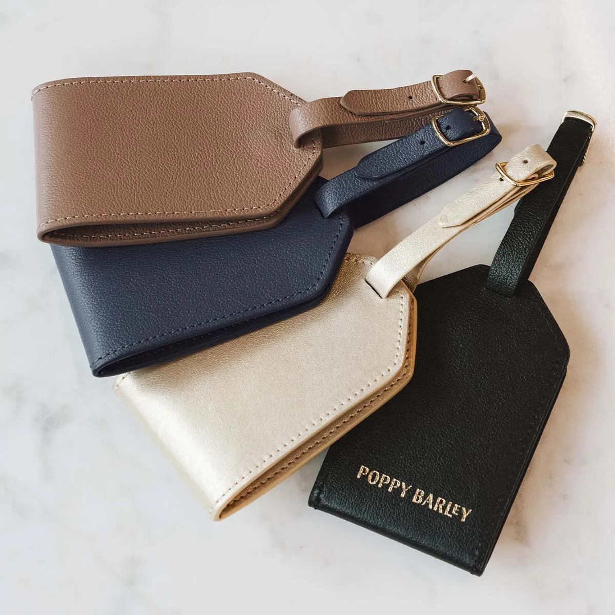 The Slim Luggage Tag Black sold by Poppy Barley product image thumbnail 5